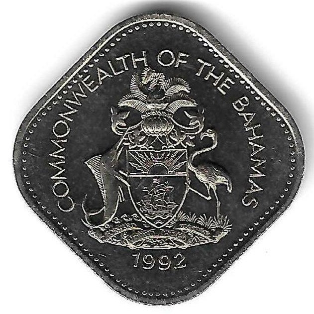 Bahamas - 15 Centimos 1992 (Km# 62)