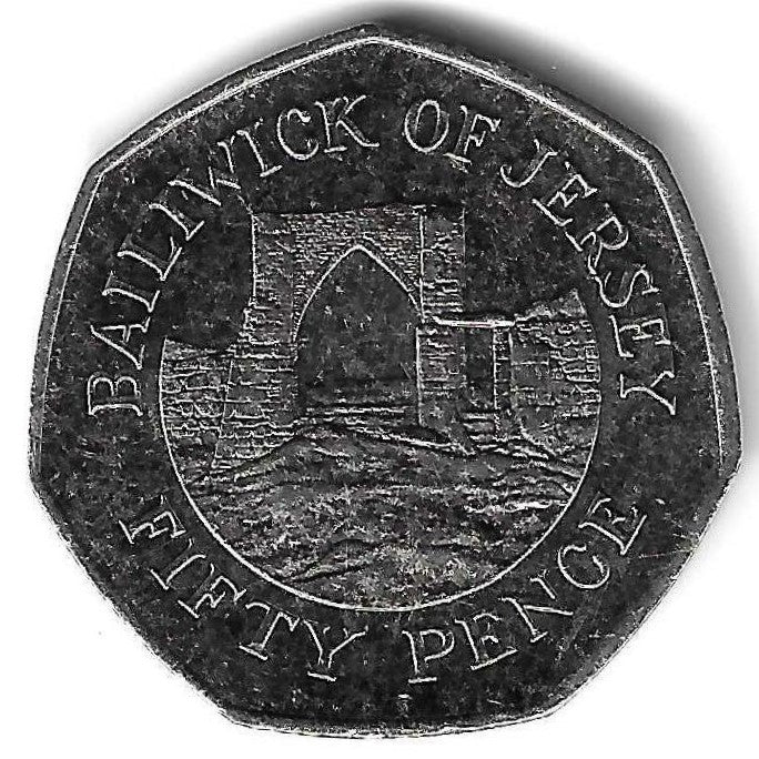 Jersey - 50 Pence 2014 (Km# 108)