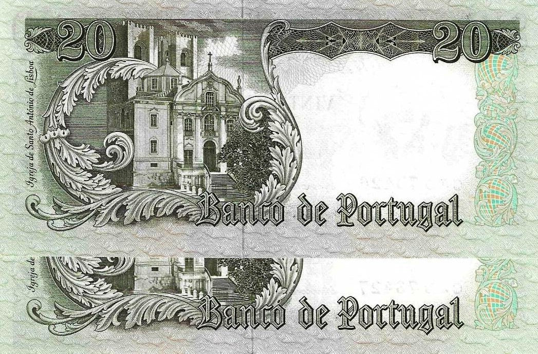 Portugal - 20$00 1964 (# 167)