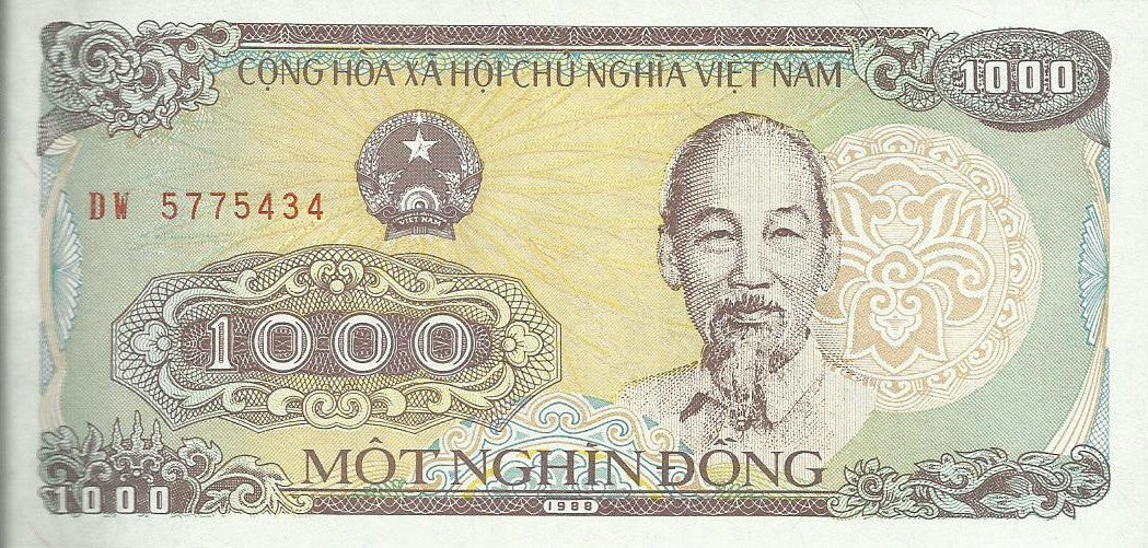 Vietname - 1000 Dong 1988 (# 106)