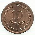Angola - 10 Centavos 1949 (Km# 70)