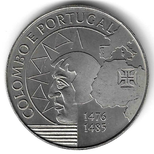 Portugal - 200$00 1991 (Km# 658)     Colombo