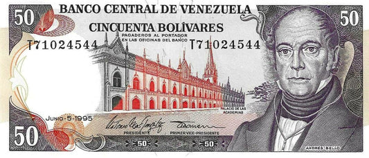 Venezuela - 50 Bolivares 1995 (# 65e)