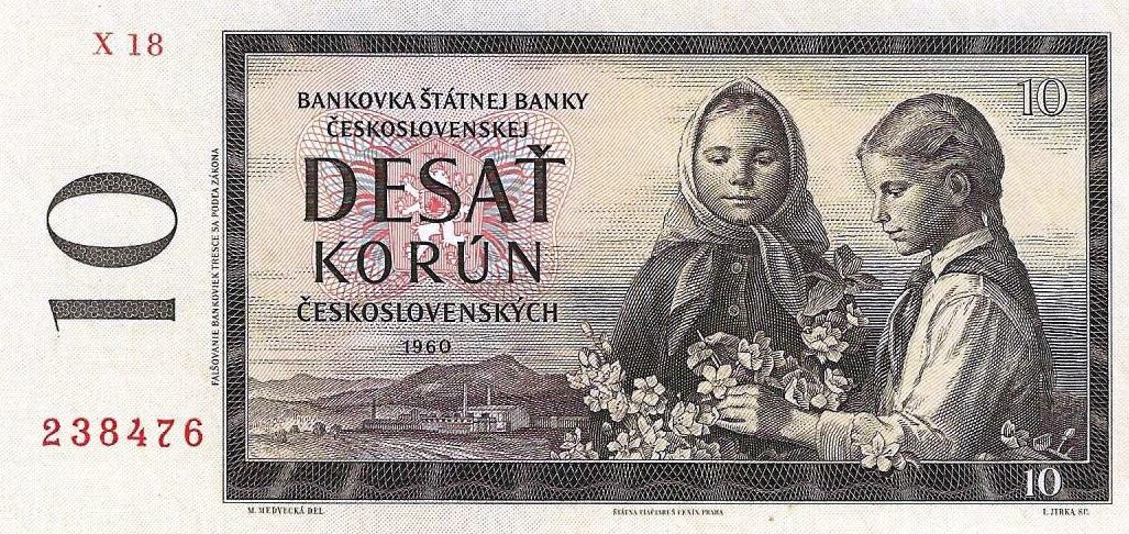 Checoslováquia - 10 Korun 1960 (# 88g)