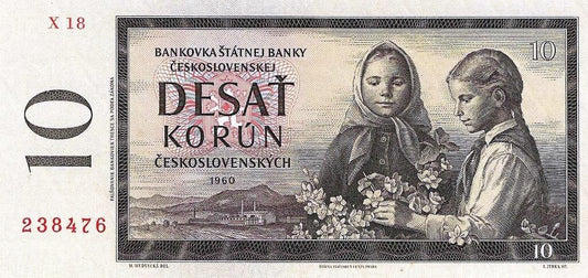 Checoslováquia - 10 Korun 1960 (# 88g)