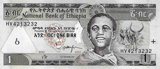 Etiopia - 1 Birr 2008 (# 46e)