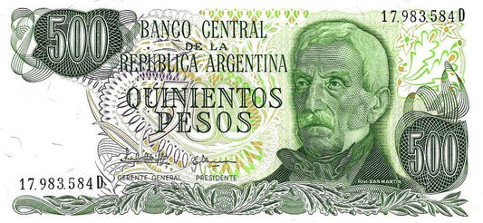 Argentina - 500 Pesos 1977 (# 303)