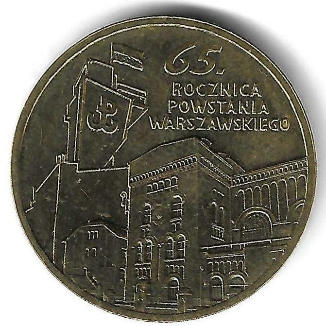 Polonia - 2 Zlote 2009 (Km# 687) Revolta Varsovia