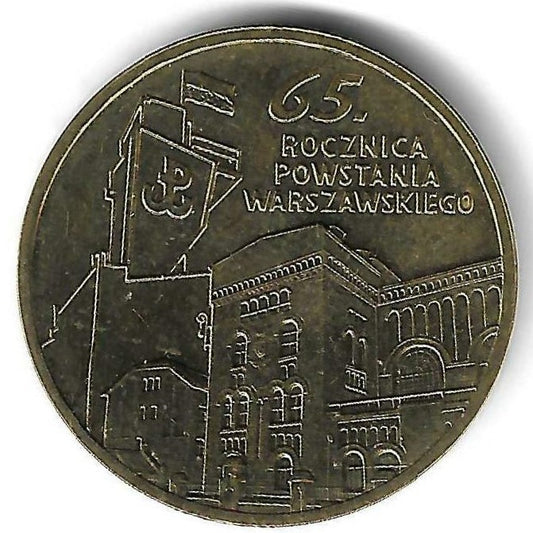 Polonia - 2 Zlote 2009 (Km# 687) Revolta Varsovia