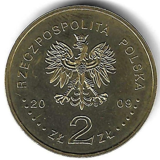 Polonia - 2 Zlote 2009 (Km# 687) Revolta Varsovia