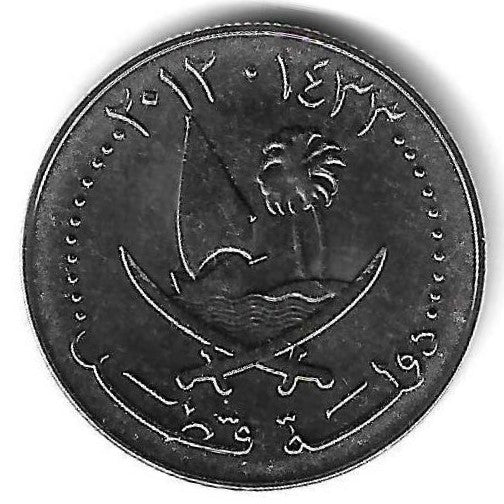 Qatar - 25 Dirhams 2012 (Km# 14a)