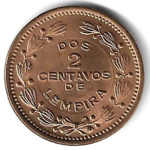 Honduras - 2 Centavos Lempira 1956 (KM# 78)