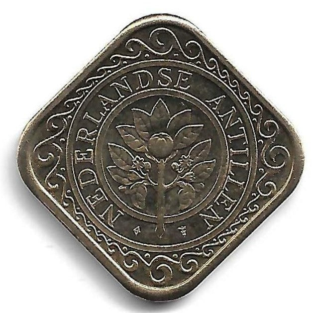 Antilhas Holandesas - 50 Centimos 1990 (Km# 36)