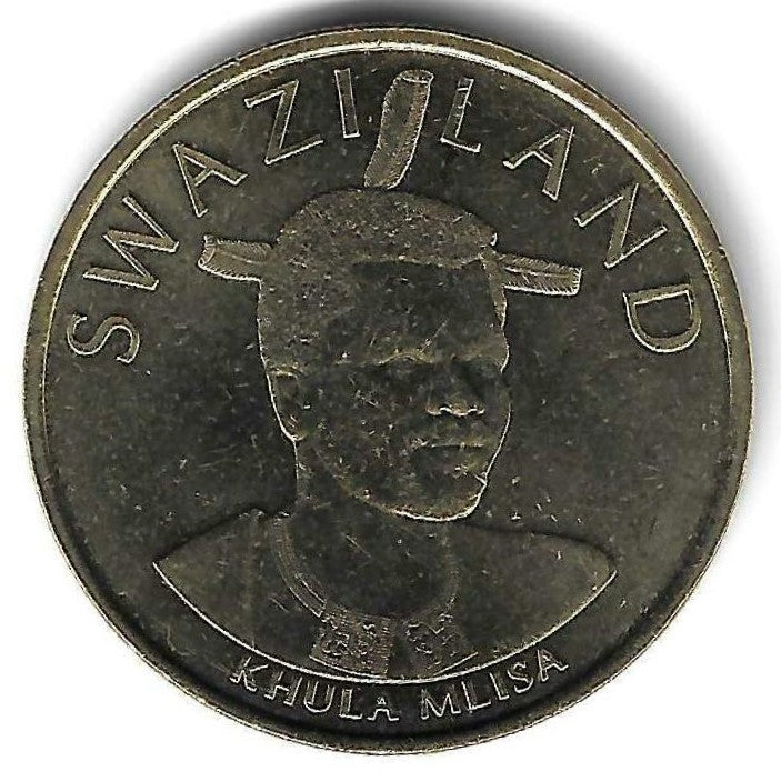 Suazilandia - 5 Emalangeni 2018 (Km# 73) Independencia