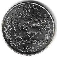 USA - 25 Cents 2006 (Km# 382) Nevada