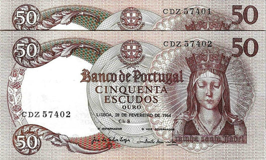 Portugal - 50$00 1964 (# 168)