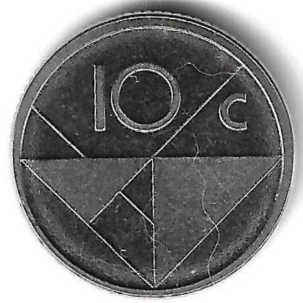 Aruba - 10 Centimos 2023 (Km# 2)