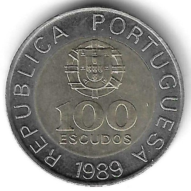Portugal - 100$00 1989 (Km# 645)