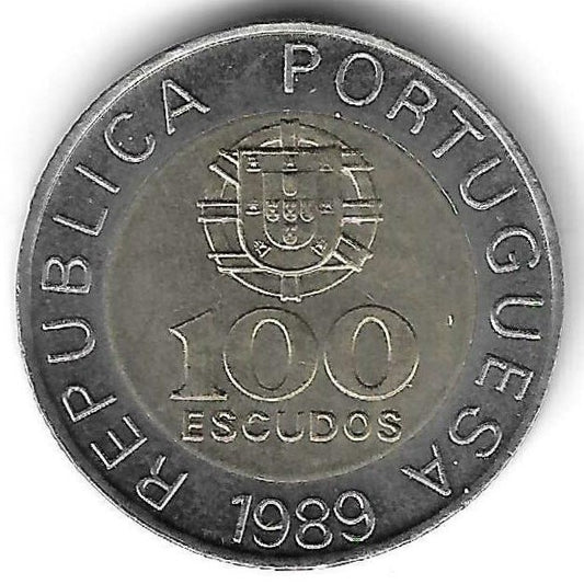 Portugal - 100$00 1989 (Km# 645)
