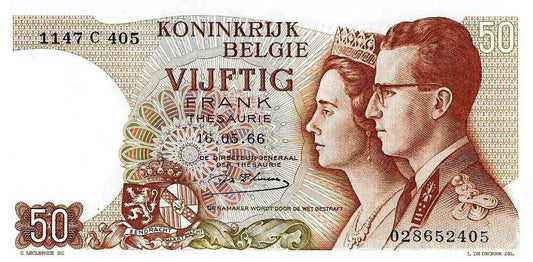 Belgica - 50 Francos 1966 (# 139)