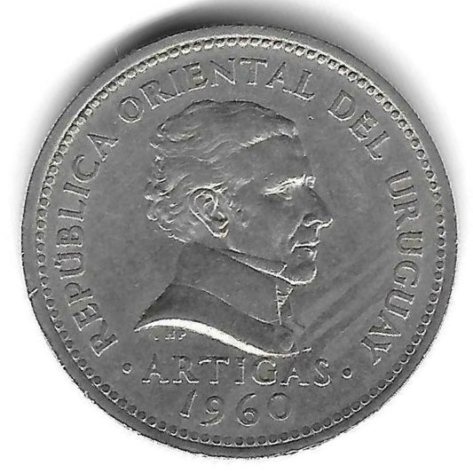Uruguai - 1 Peso 1960 (Km# 42)