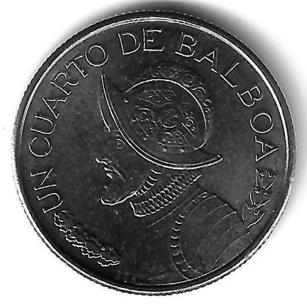 Panama - 1/4 Balboa 2017 (Km# 128)