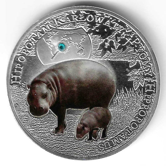 Zambia - 1000 Kwacha 2014 (Km# ..) Hipopotamo