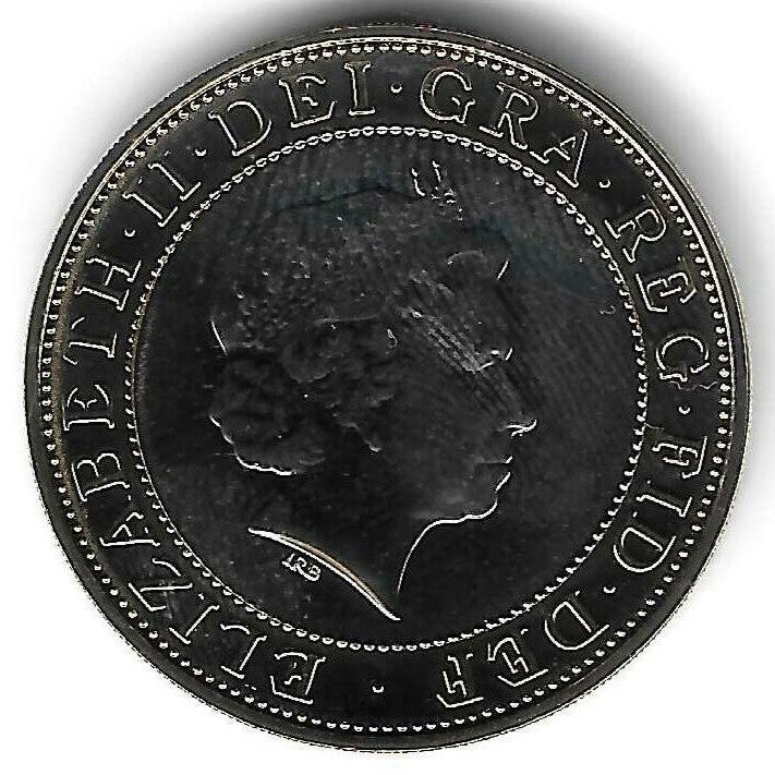 Inglaterra - 2 Libras 2009 (Km# 1115) Charles Darwin