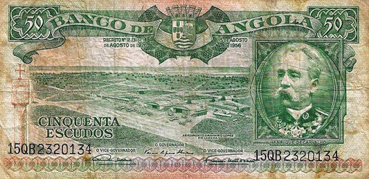 Angola - 50$00 1956 (# 88)