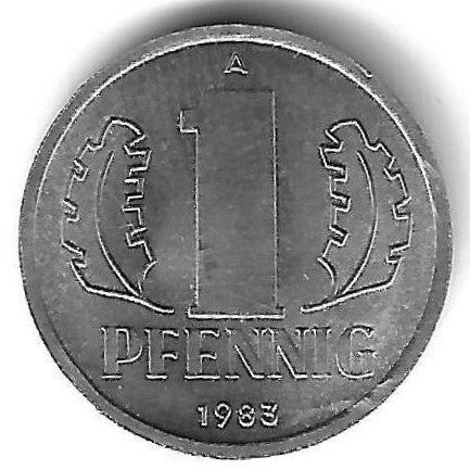 Alemanha - 1 Pfennig 1983 (A)(Km# 8)