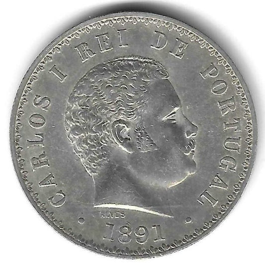 Portugal - 500 Reis 1891 (Km# 535)