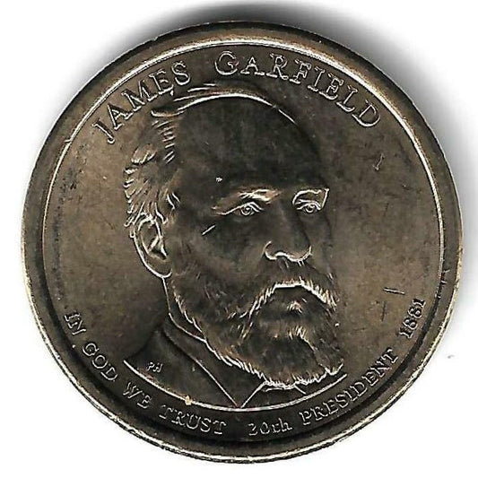 USA - 1 Dolar 2011 (Km# 502) James A. Garfield