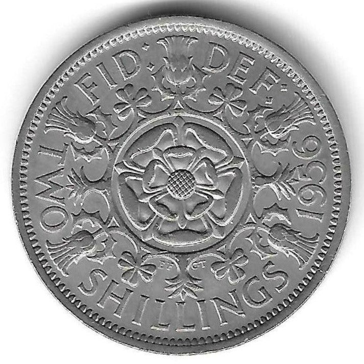 Inglaterra - 2 Shillings 1956 (Km# 906)