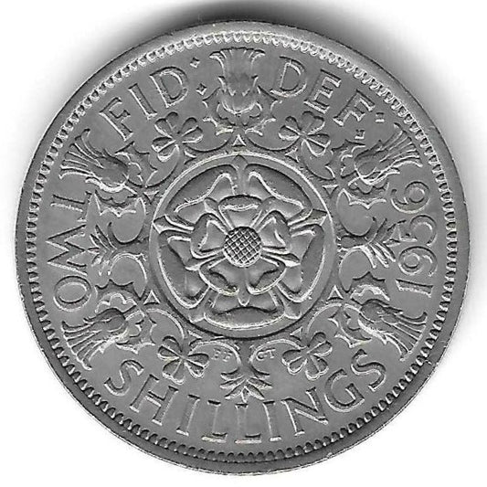 Inglaterra - 2 Shillings 1956 (Km# 906)