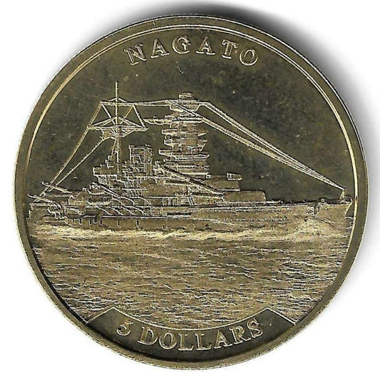 Nauru - 5 Dolares 2020 (Km# ..) Nagato
