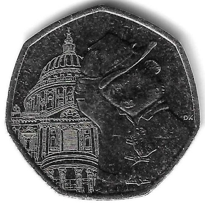 Inglaterra - 50 Pence 2019 (Km# ..) Paddington na Torre