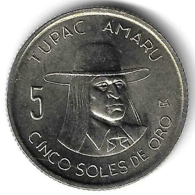 Peru - 5 Soles 1975 (Km# 267)