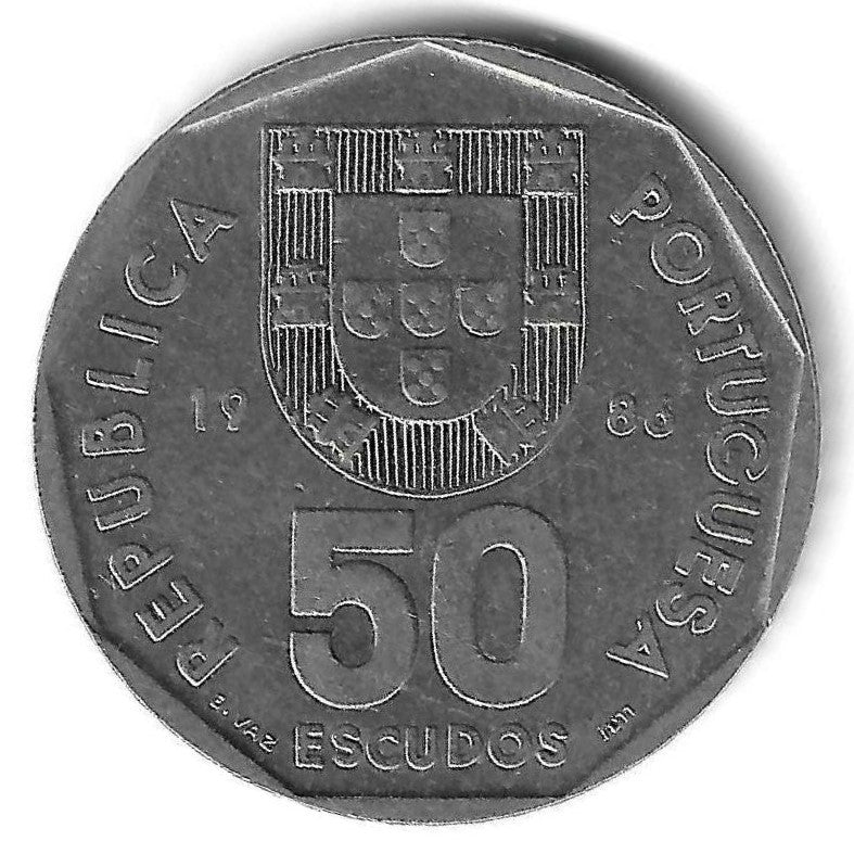 Portugal - 50$00 1986 (Km# 636)
