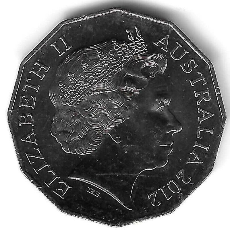 Australia - 50 Centimos 2012 (Km# 494)
