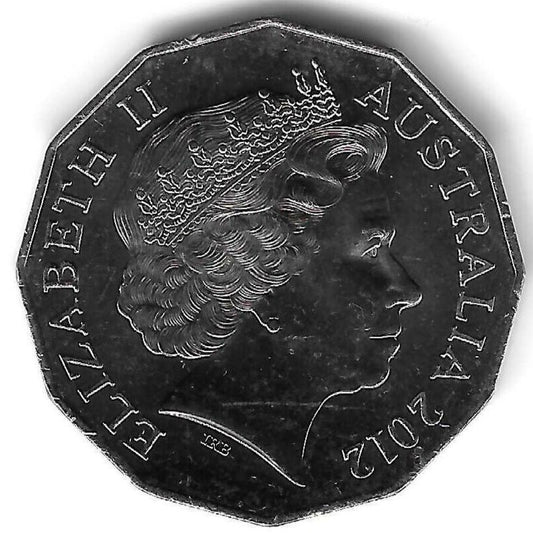 Australia - 50 Centimos 2012 (Km# 494)