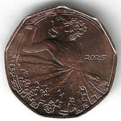 Austria - 5 Euro 2025 (Km# 3387) Grete Wiesenthal