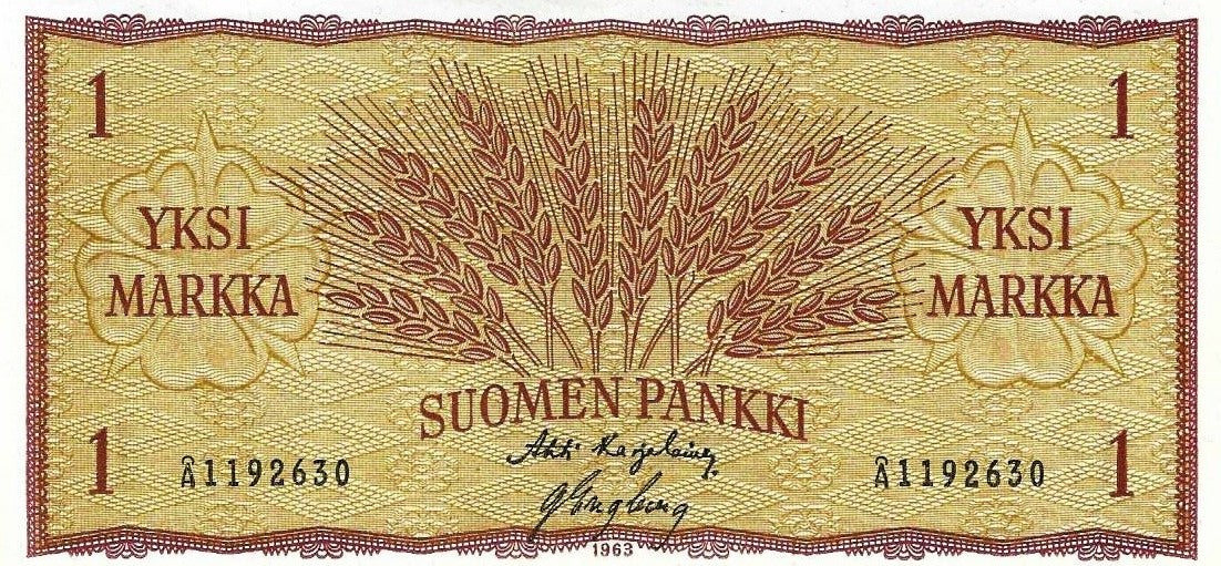 Finlandia - 1 Markka 1963 (# 98a)