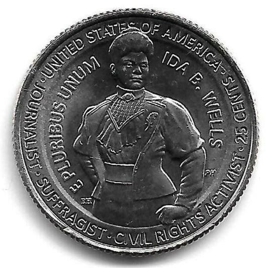 USA - 25 Cents 2025 (Km# 809) Ida B. Wells