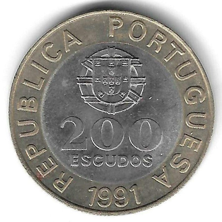Portugal - 200$00 1991 (Km# 655)