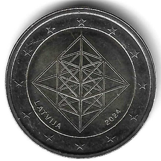 Letonia - 2 Euro 2024 (Km# ..) Puzuris