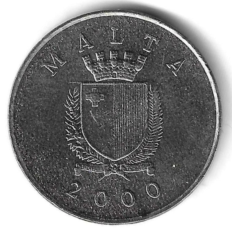 Malta - 1 Lira 2000 (Km# 99)