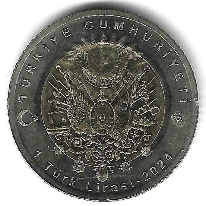 Turquia - 1 Lira 2024 (Km# ..) Mehmed