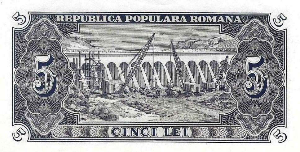 Roménia - 5 Lei 1952 (# 83b)