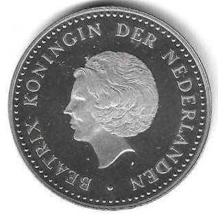 Antilhas Holandesas - 25 Gulden 1997 (Km# 42) Forte Nassau