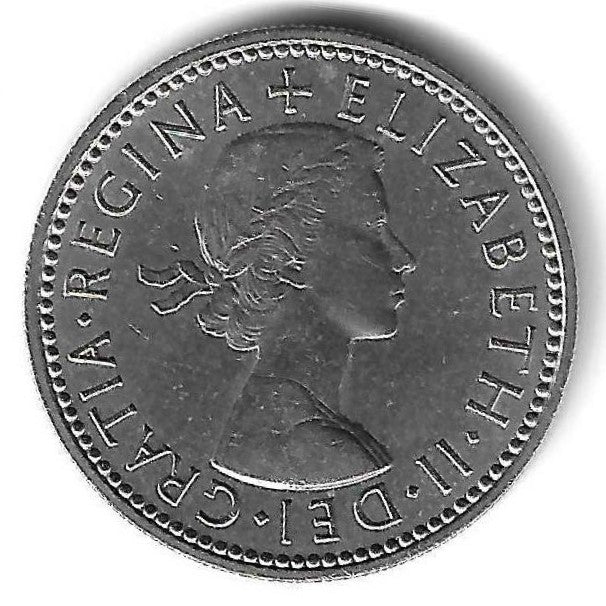 Inglaterra - 1 Shilling 1963 (Km# 905)